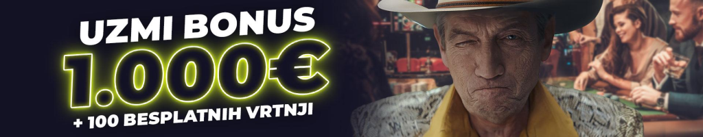 Win up to €1,000 welcome bonus