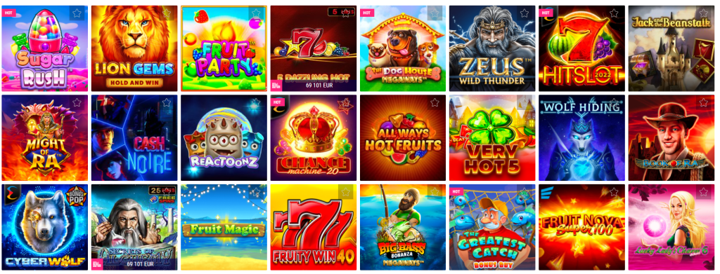 FavBet Casino Games